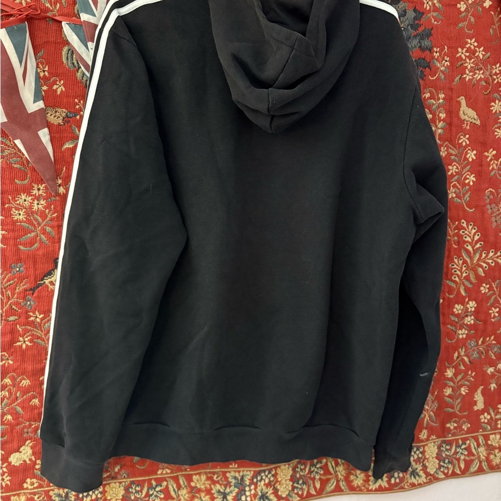Adidas Men's Black and White Logo Sweater - Picture 2 of 5